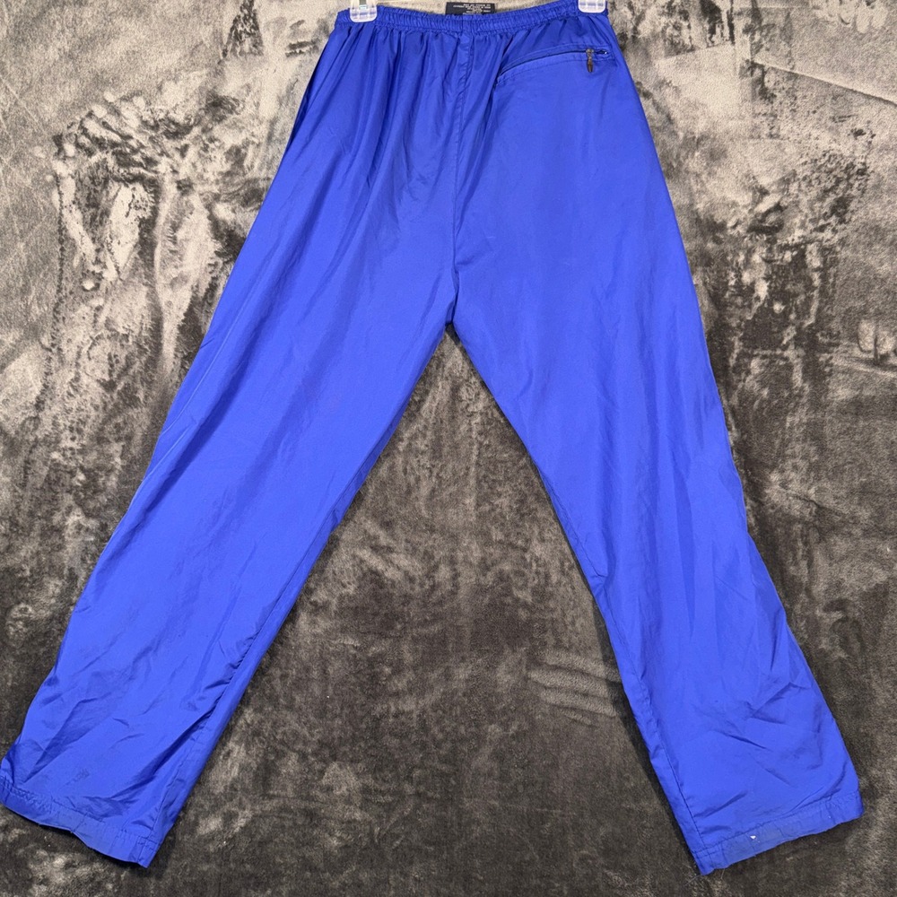 Charles River Apparel Royal Blue Track Pants Mens Small Zipper Leg Warm Up Pants - Picture 2 of 15